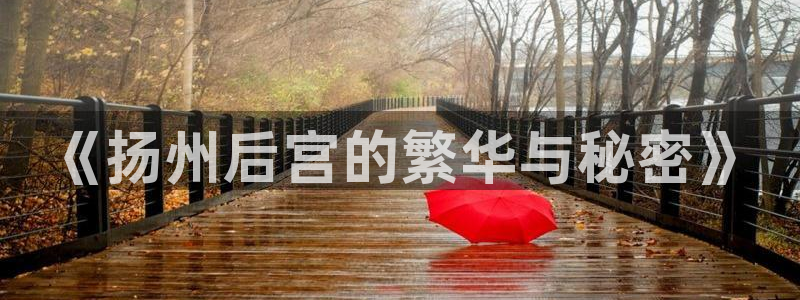 众腾娱乐：《扬州后宫的繁华与秘密》